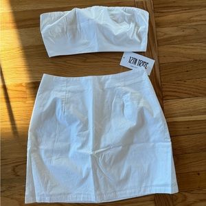 12th Tribe Crop Top and Mini Skirt Set